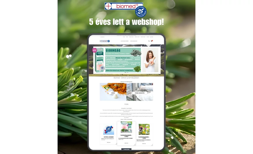 5 éves lett a webshop!