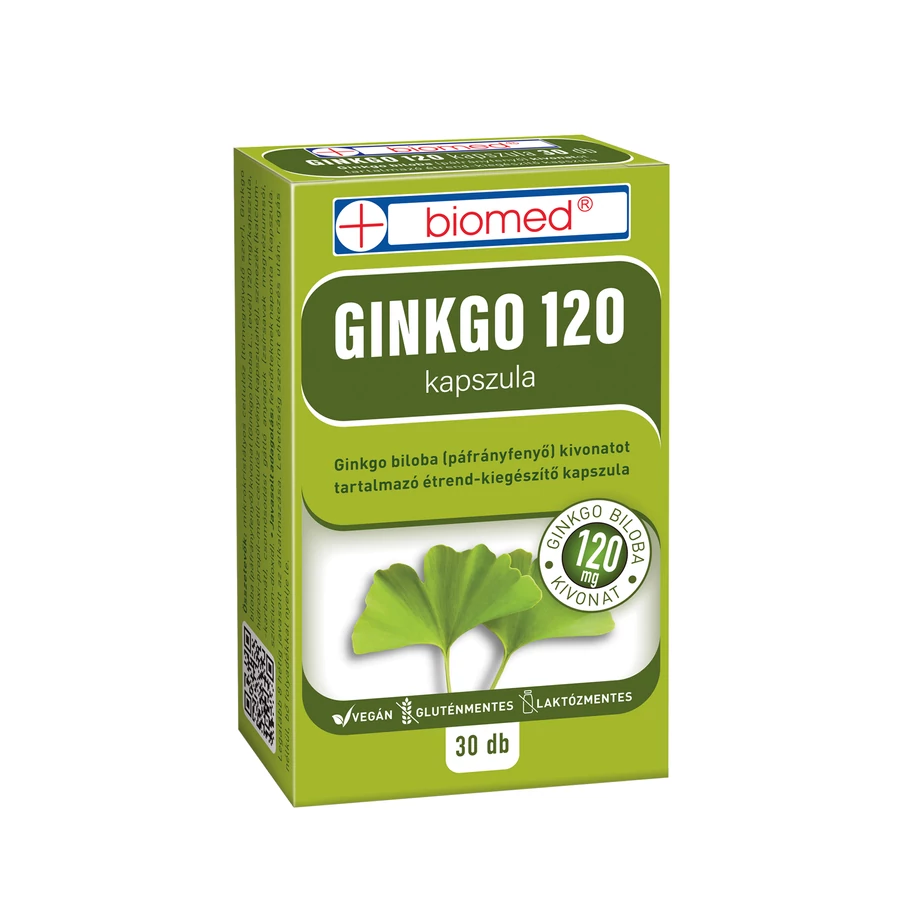 Biomed Ginkgo 120 kapszula 30 db Biomed Ginkgo 120 kapszula 30 db
