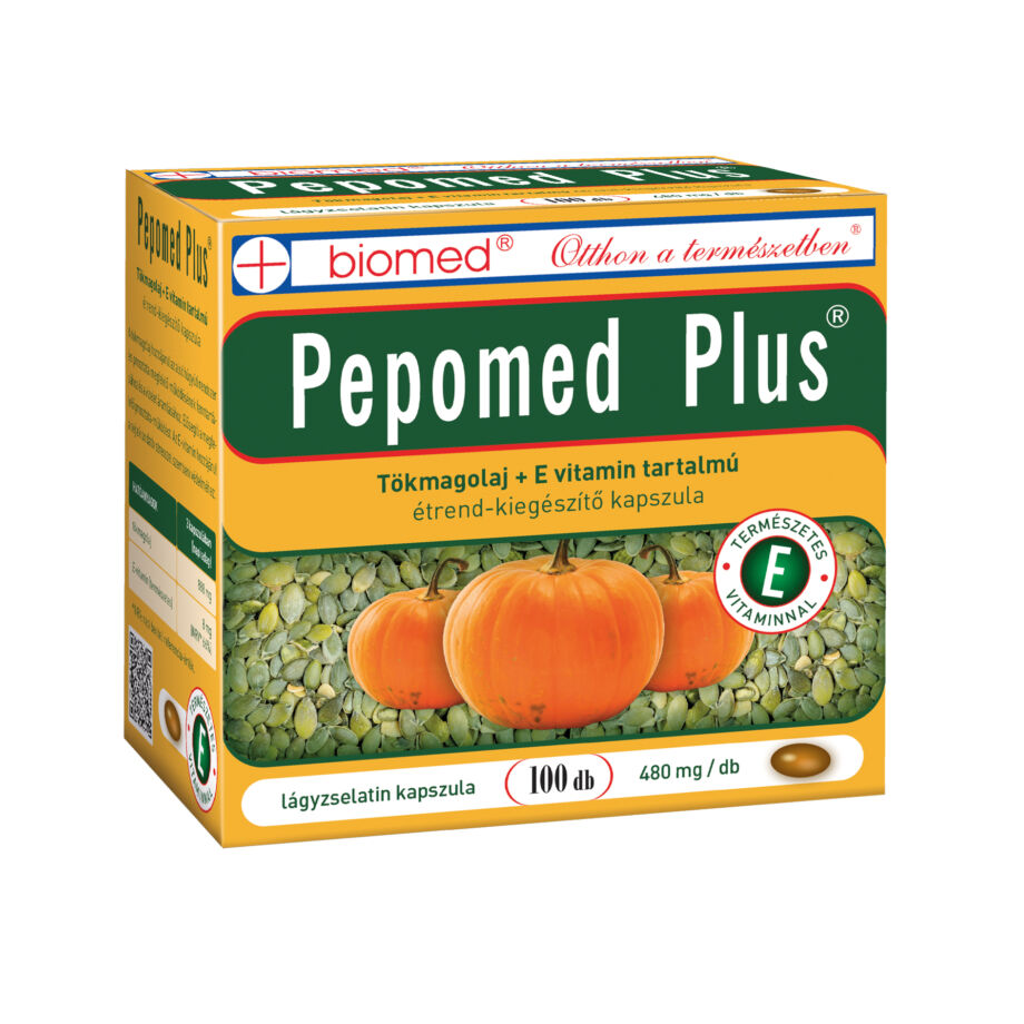 Biomed Pepomed Plus tökmagolaj kapszula 100 db