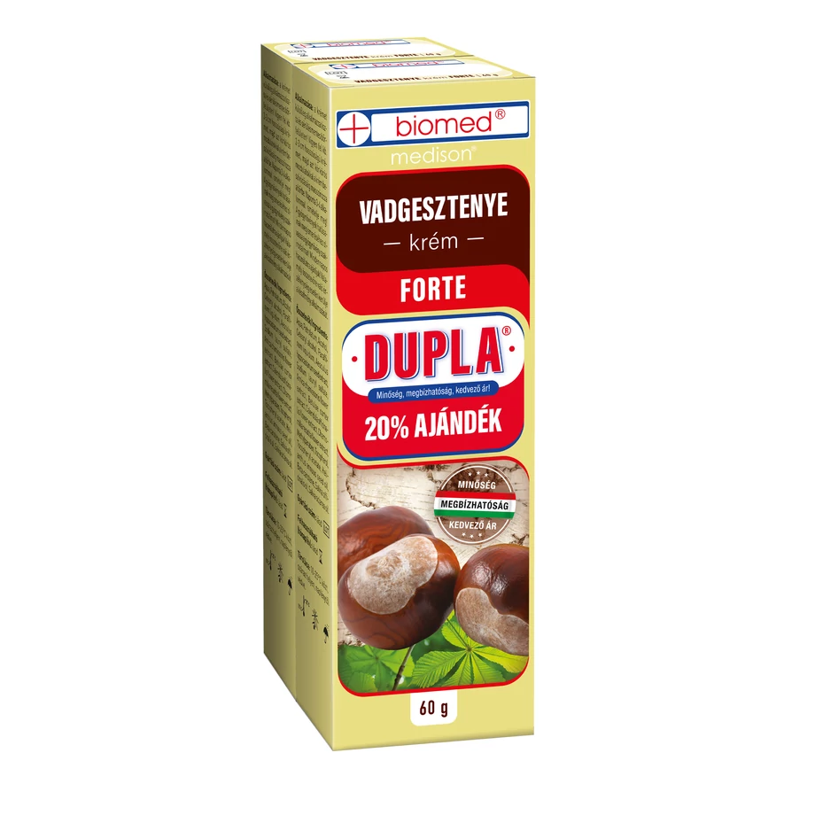 Biomed Vadgesztenye Krém FORTE DUPLA 2x60 g